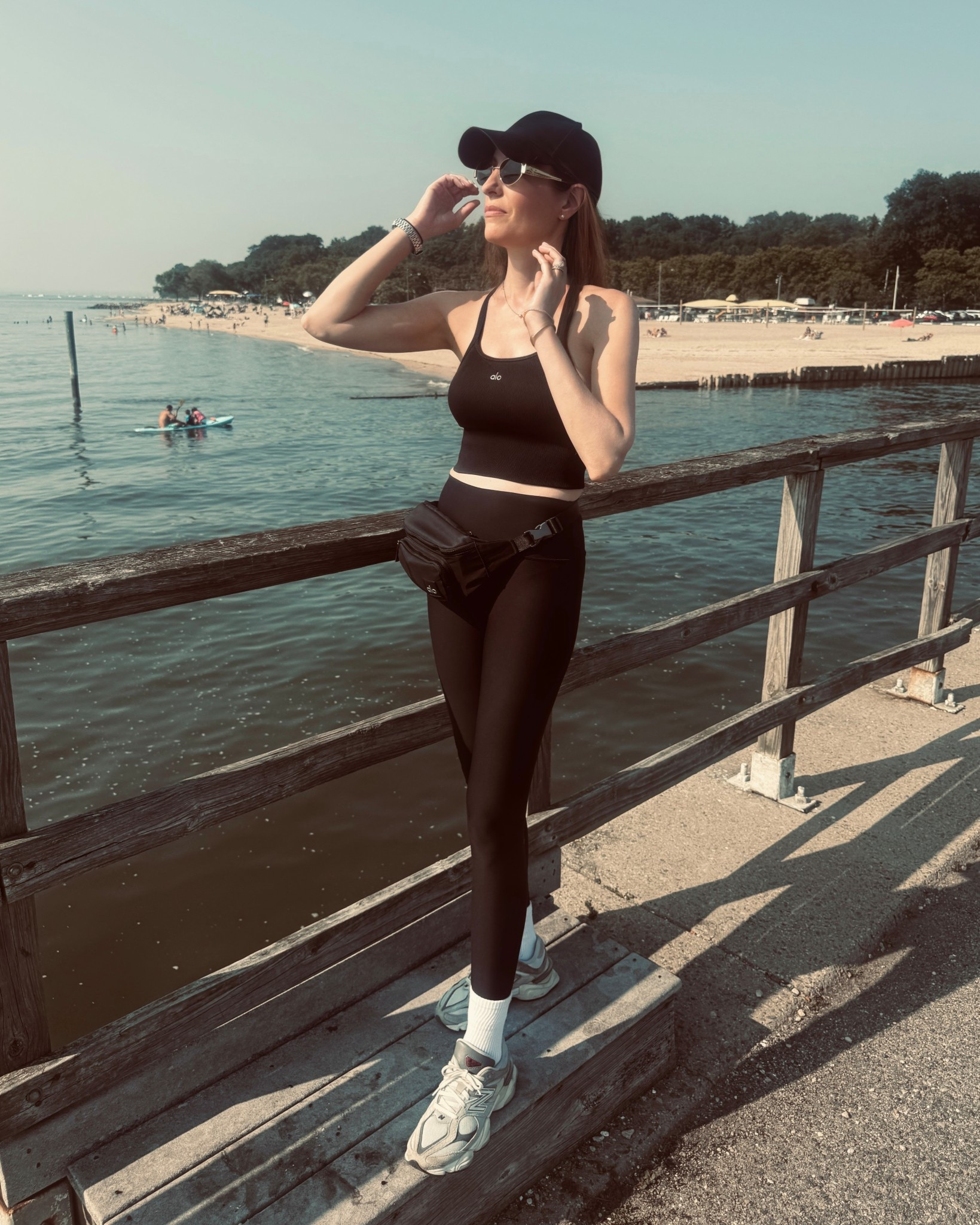 Favorite high waisted leggings of all time. Also hat is $8 and great quality 

alo leggings fanny pack sports bra tank top running gear sportswear new balance 9060 celine sunglasses wire rim gold sunnies baseball hat athleisure workout wear #LTKStyleTip 

#LTKActive #LTKFindsUnder50