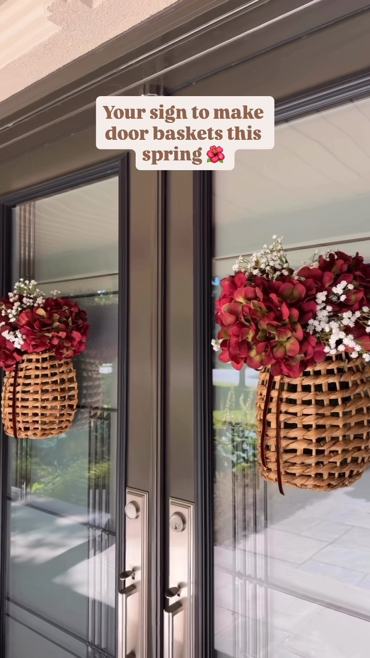 Door baskets
Spring decor
Florals 
Easter finds
Valentine’s Day
Hanging baskets 

#LTKHome #LTKValentine