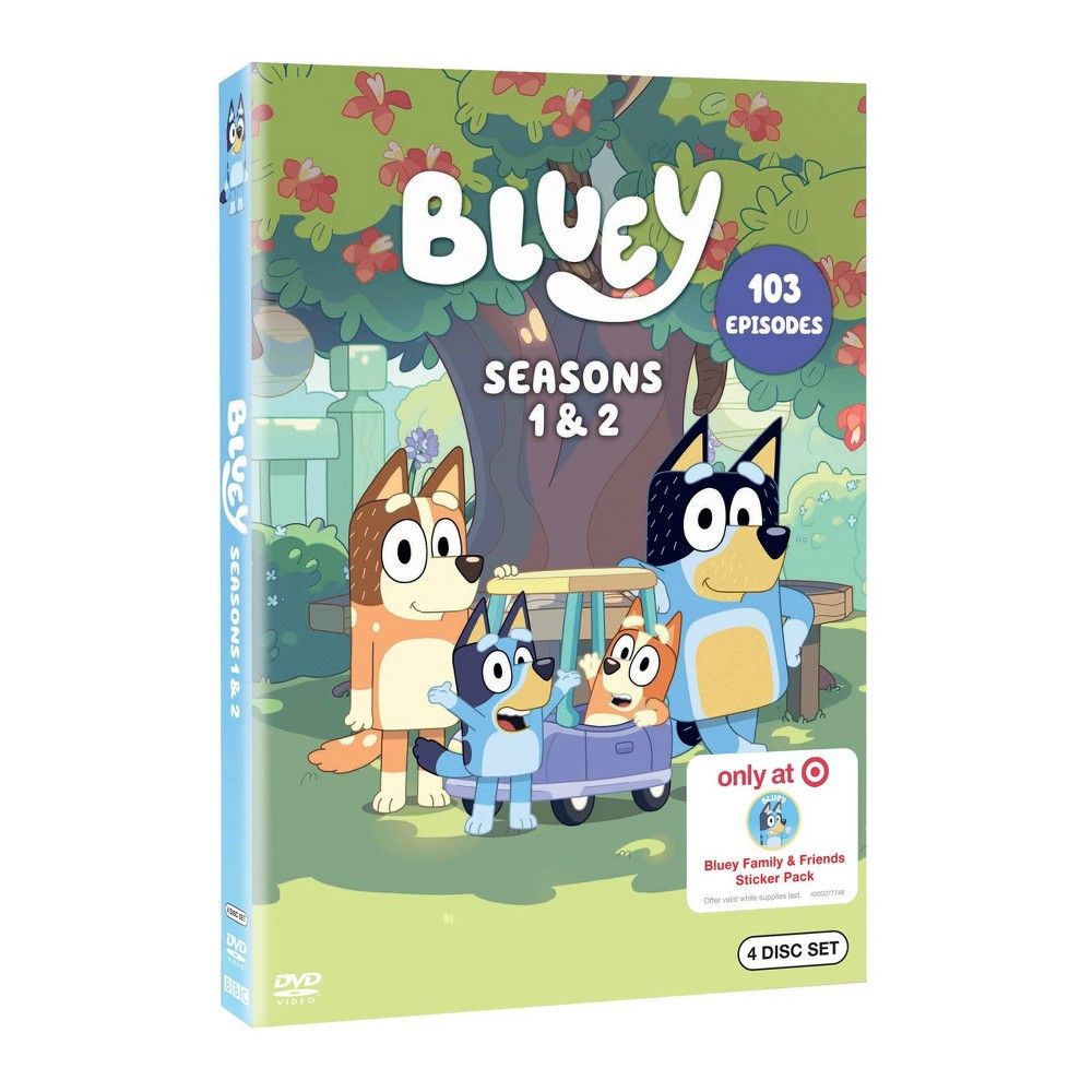 Bluey: S1 and S2 (Target Exclusive)(DVD) | Target