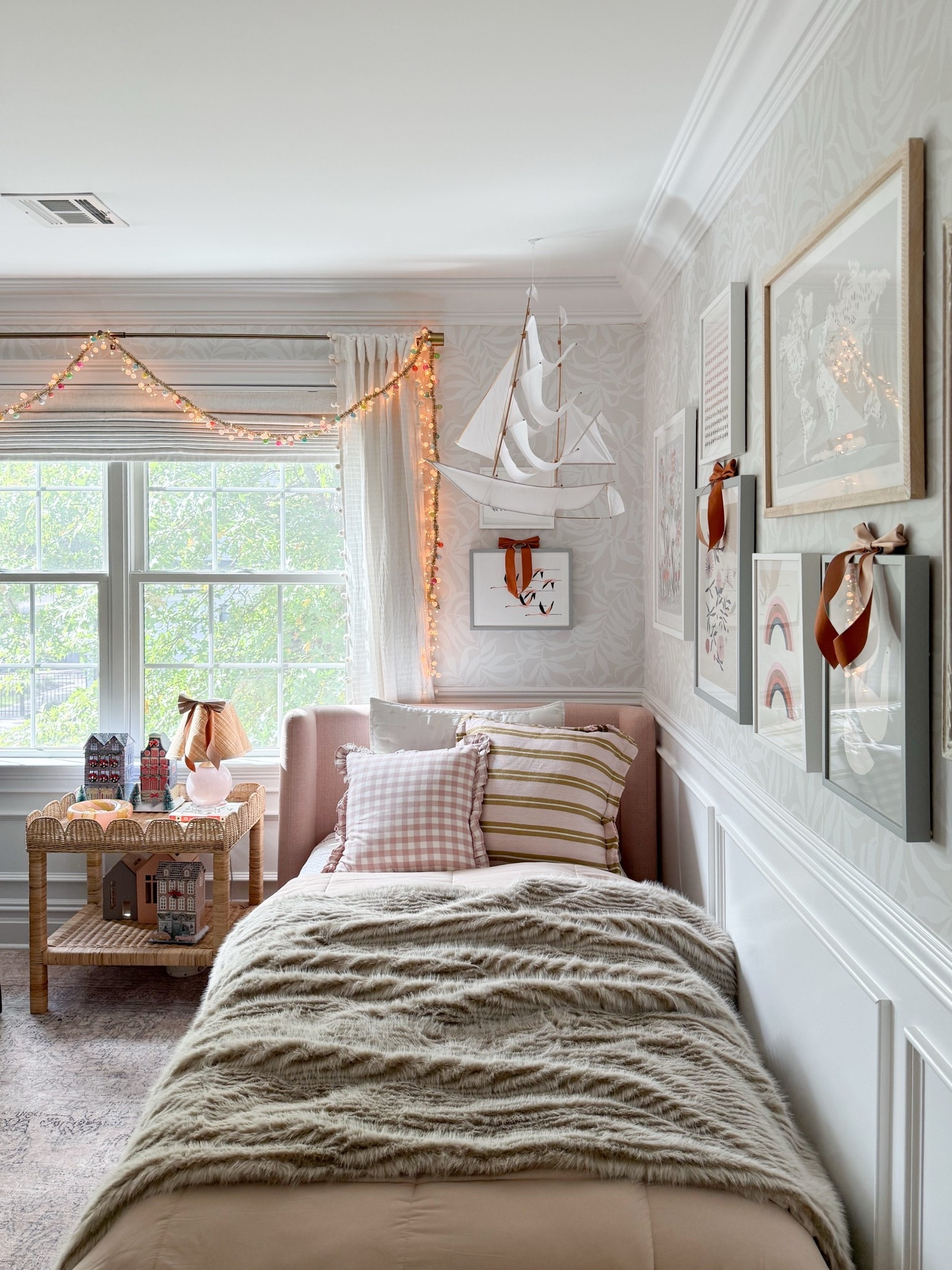 I’ll never say no to adding a little magic to my kids’ bedrooms ✨ If it brings a smile to their faces, why not?! 

I found the most beautiful bedding, seasonal pillows, decorations, lights, colorful garland and lit houses all from @Anthropologie to make my daughter’s bedroom the happiest place and you should have seen her face when she saw it!

#LTKSeasonal #LTKHome #LTKKids
