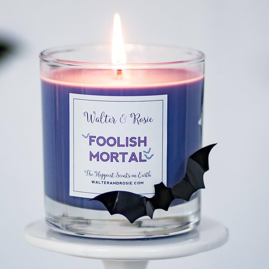 Walter & Rosie Candle Co. - Foolish Mortal 11oz Scented Candle Inspired by Disney Scents - Smell ... | Amazon (US)