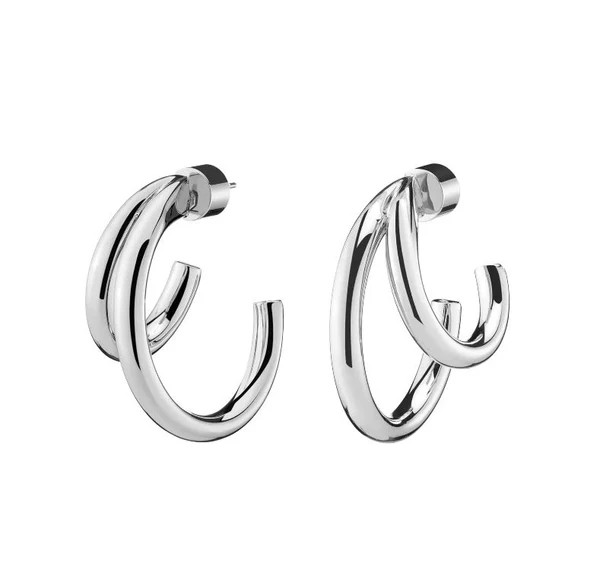 Small Double Lilly Hoops | Penfield Collective