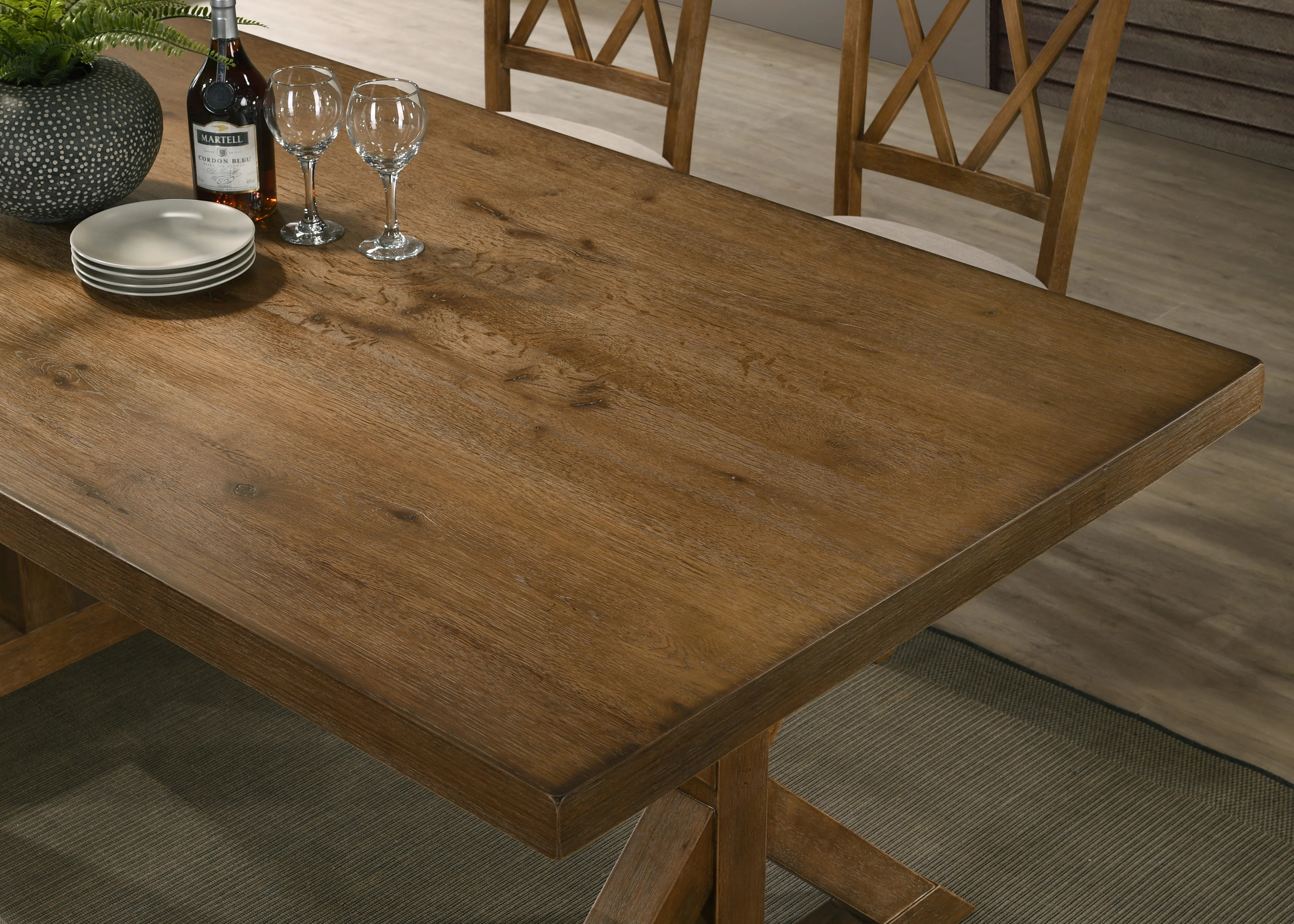 Enna Morden Farmhouse Wood Dining Table | Wayfair North America