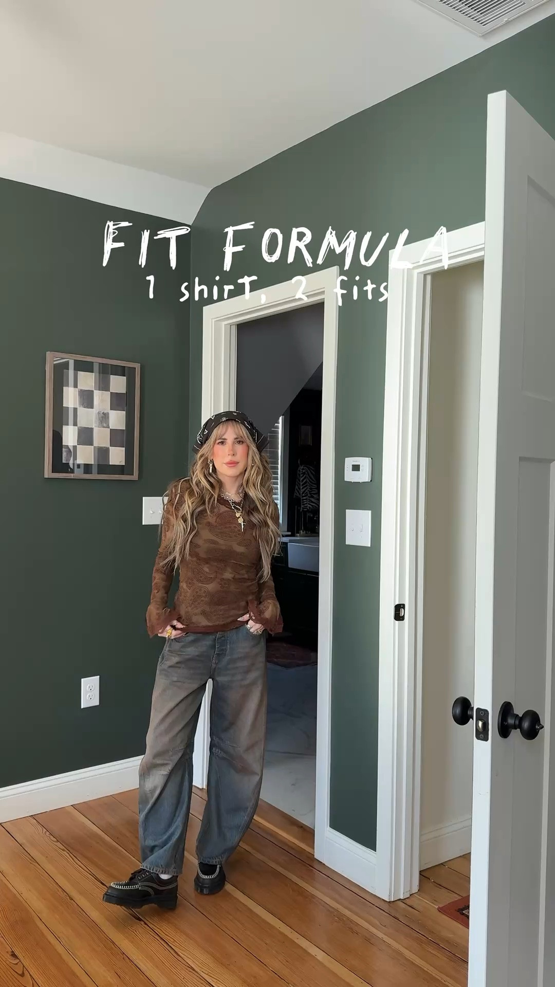 Fit formula🤎 1 shirt, 2 fits 

#LTKgrwm #LTKootd