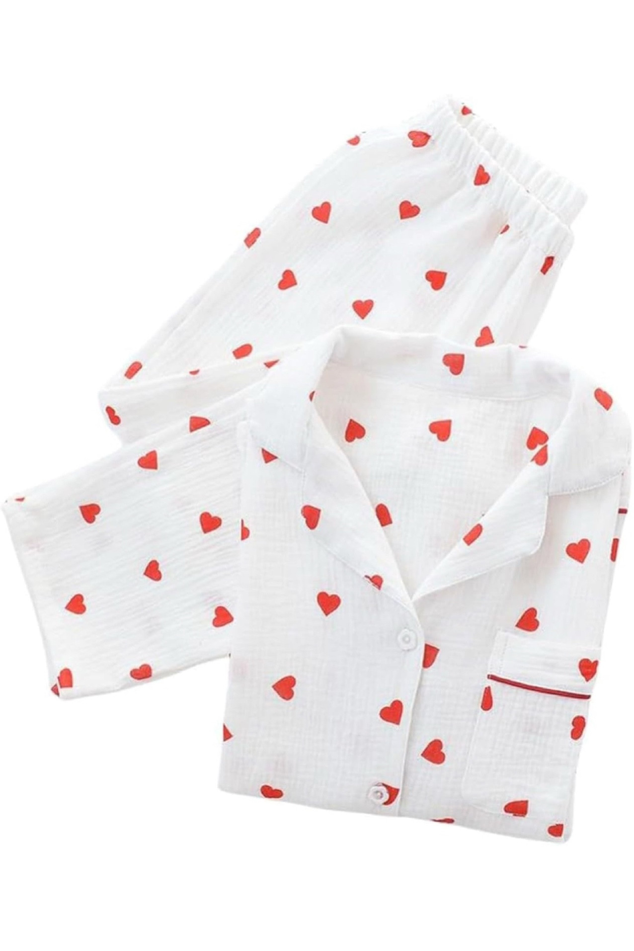 🌙💖 Sweet dreams start here! These starry and heart-adorned PJs are all about comfort and cuteness. Perfect for cozy nights in, whether you're curling up with a book or binge-watching your favorite show. ✨💫 Soft, breathable fabric and an adorable print to keep you comfy and stylish all night long. ⭐❤️ #PJGoals #CozyVibes #SweetDreams #StarryNight #ComfyAndCute

#LTKFindsUnder50 #LTKGiftGuide #LTKStyleTip
