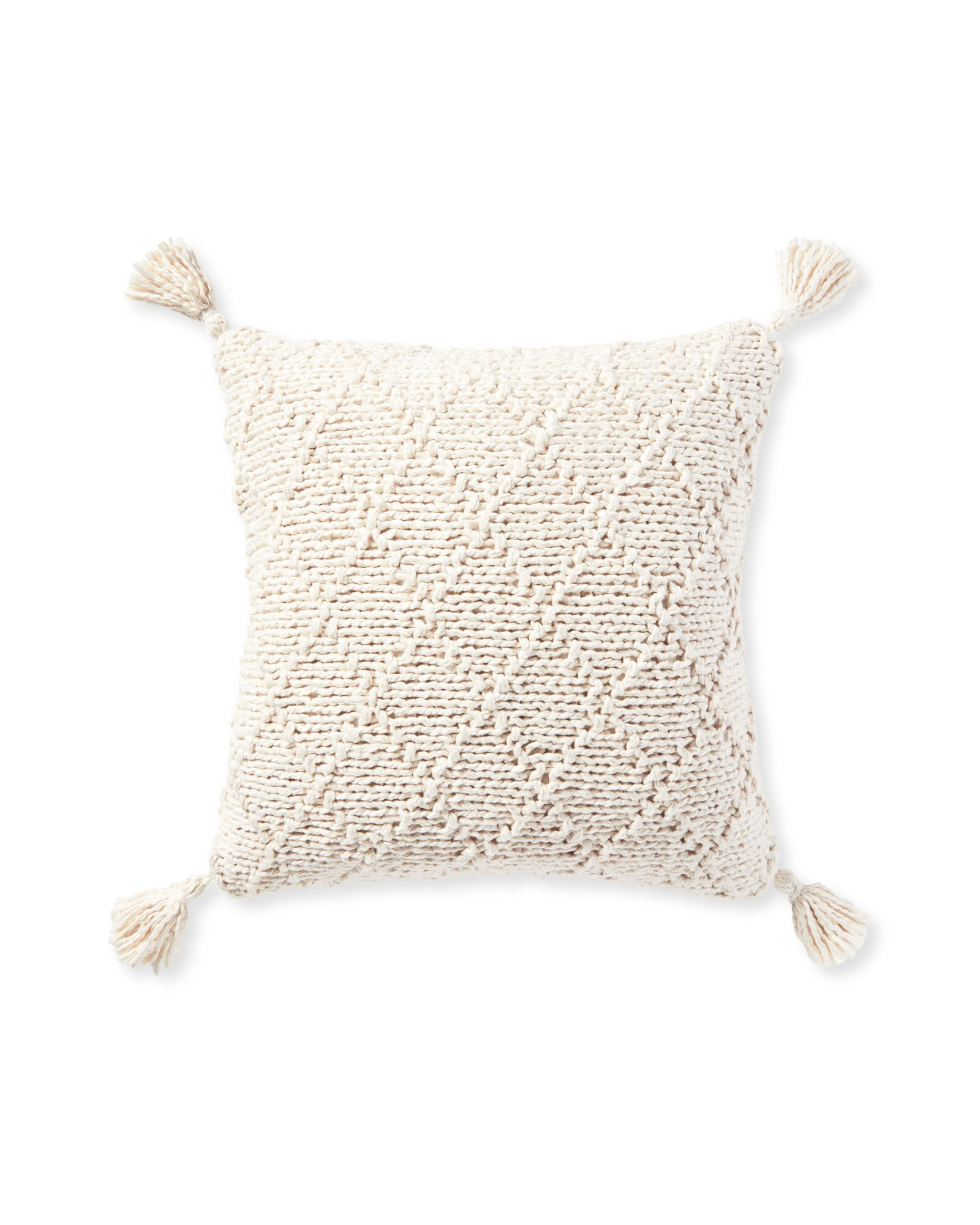 Fisherman's Knit Pillow Cover | Serena and Lily
