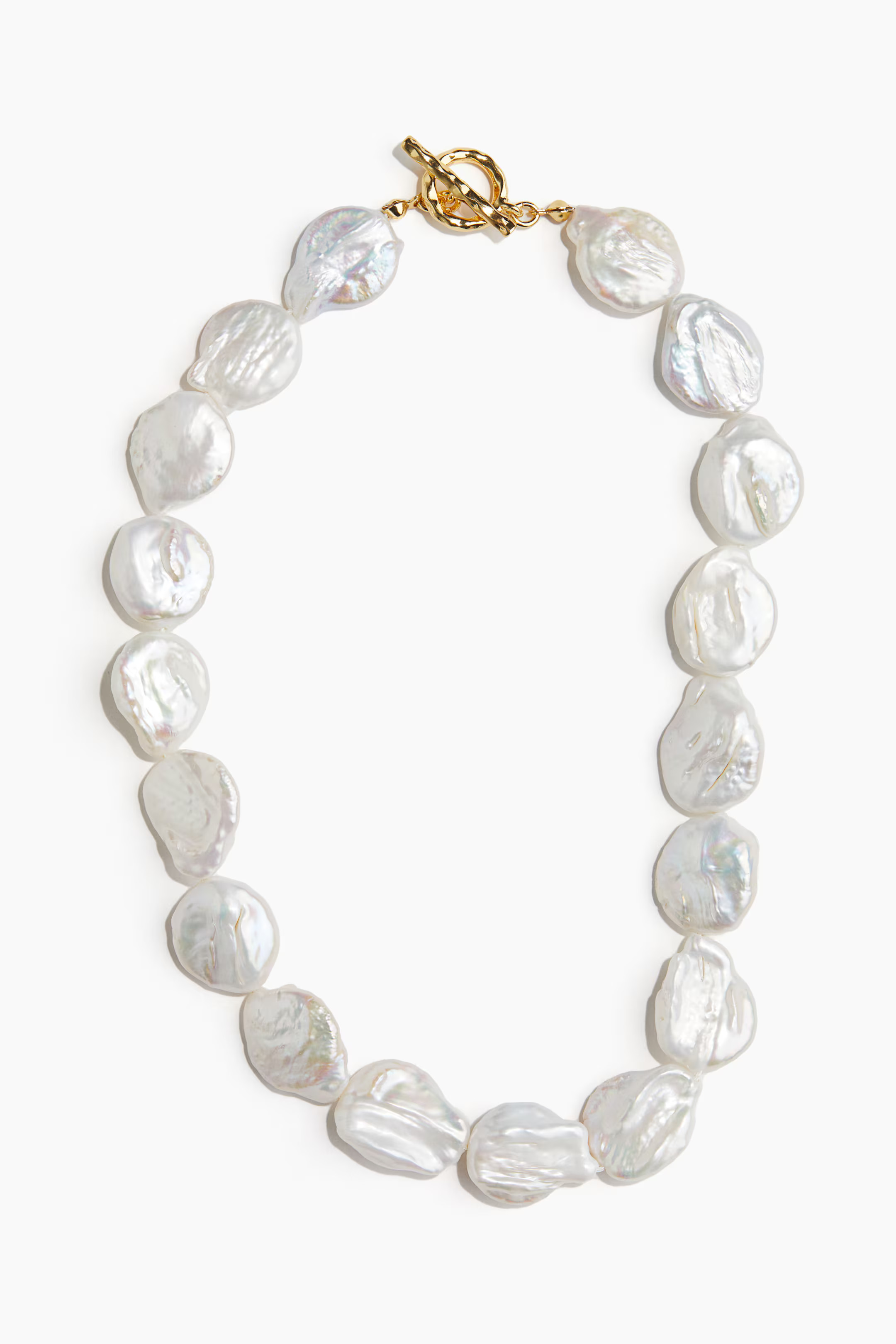 Collar de perlas chapado en oro | H&M (FR, IT, ES, PT, BE)