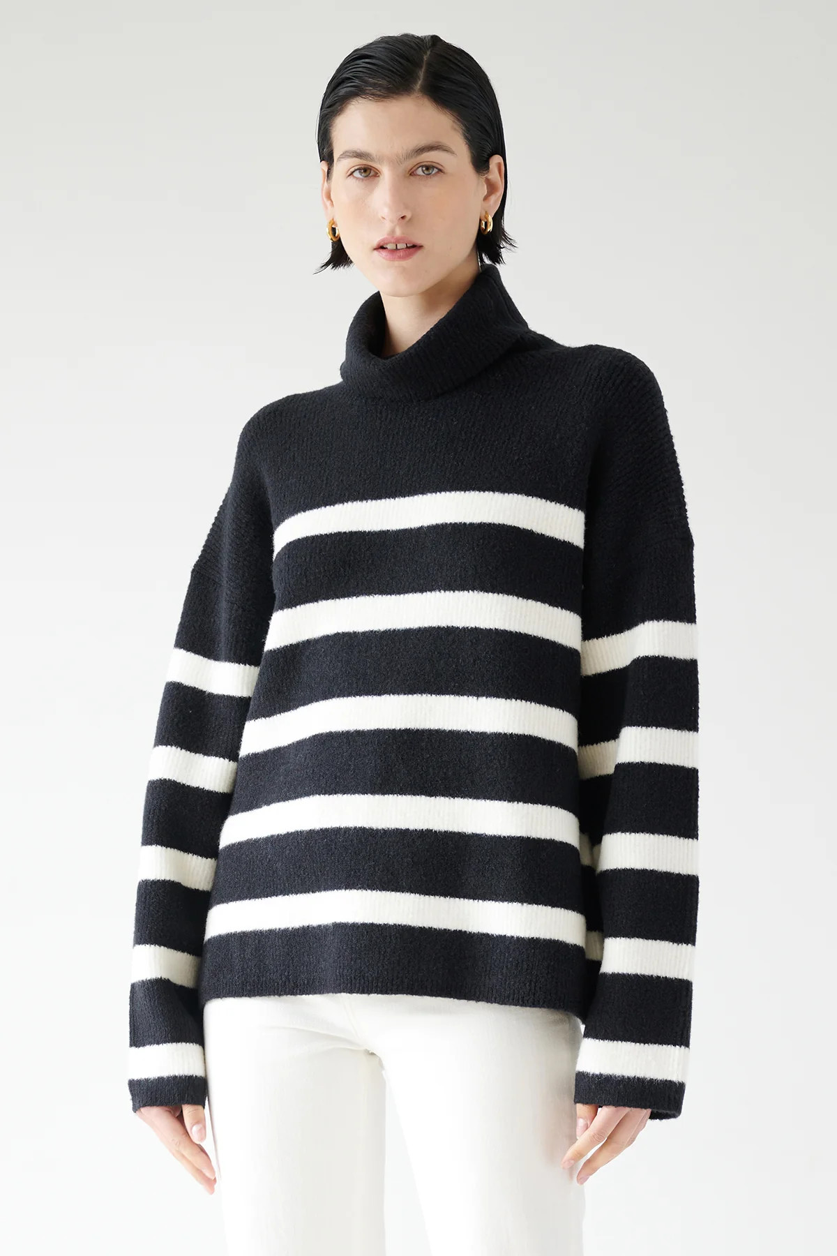 ENCINO WOOL BLEND MOCK NECK SWEATER | Velvet by Graham & Spencer