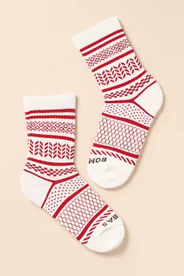 Bombas Holiday Checkered Calf Socks | Anthropologie (US)