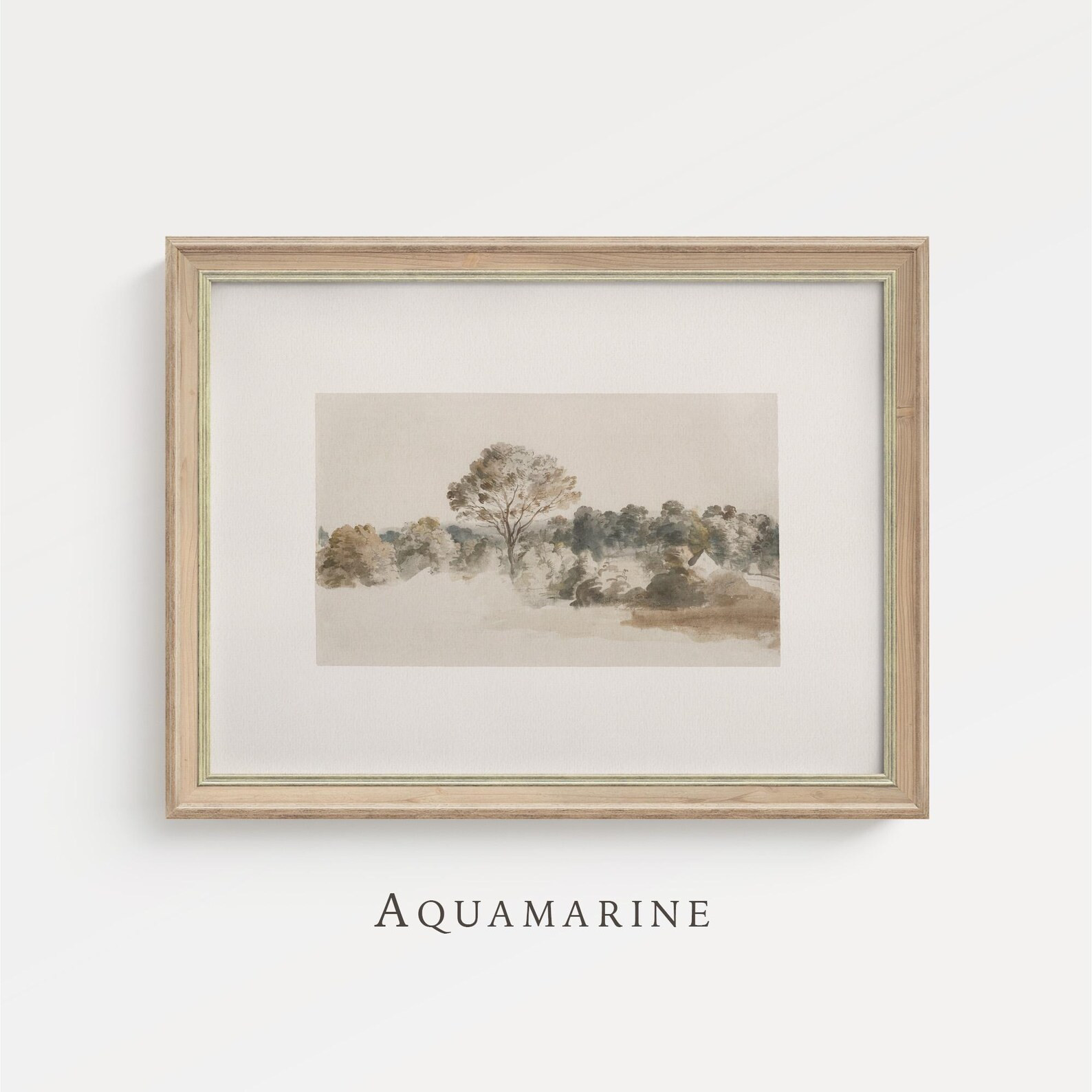 Landscape Print, Vintage Landscape Wall Art, Minimalist Landscape Print, Rustic Decor, Cottage & ... | Etsy (US)