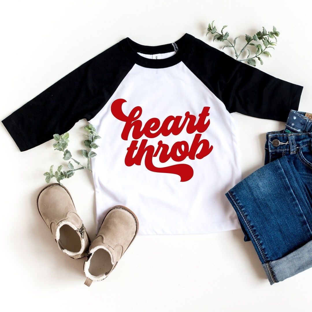Heart Throb Shirt Baby Valentine Shirt Baby Boy - Etsy | Etsy (US)