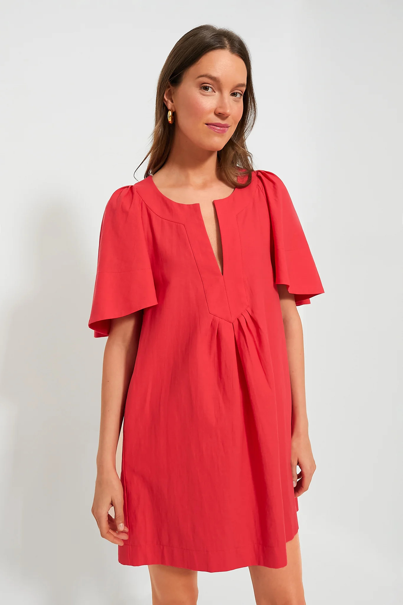 Black Finley Flutter Sleeve Dress | Tuckernuck (US)