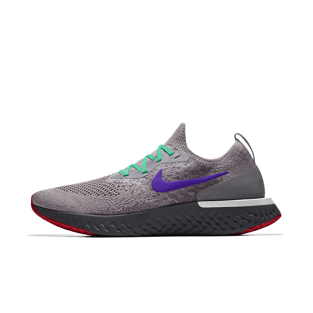 Nike Epic React Flyknit iD Women's Running Shoe Size 5 (Grey) | Nike (US)
