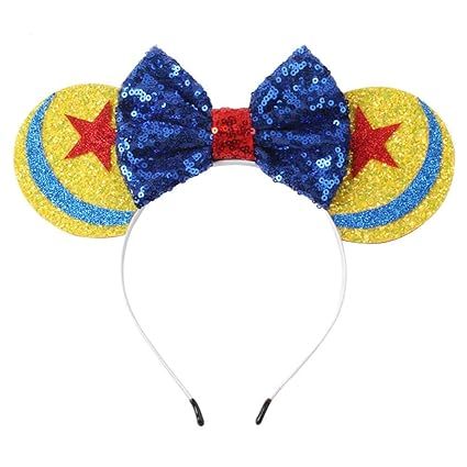 CLGIFT Toy Story Inspired Minnie Mouse Ears Headband/Toy Story Ears/Toy Story Minnie Ears, Silver... | Amazon (US)
