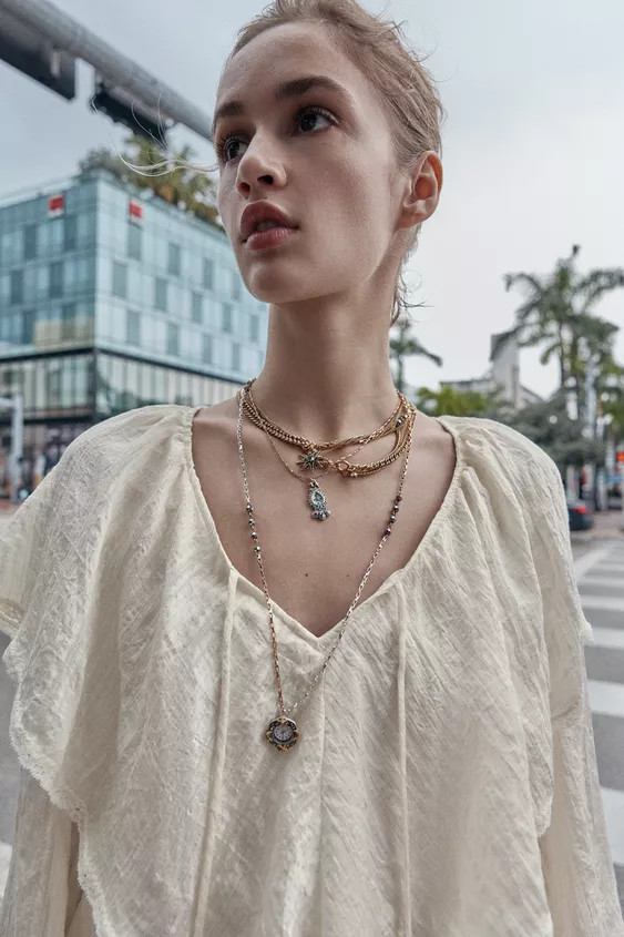 PACK OF 3 WATCH CHARM NECKLACES | Zara US