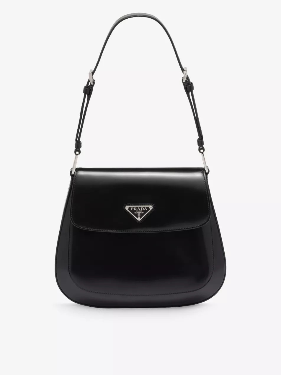 Cleo leather shoulder bag | Selfridges