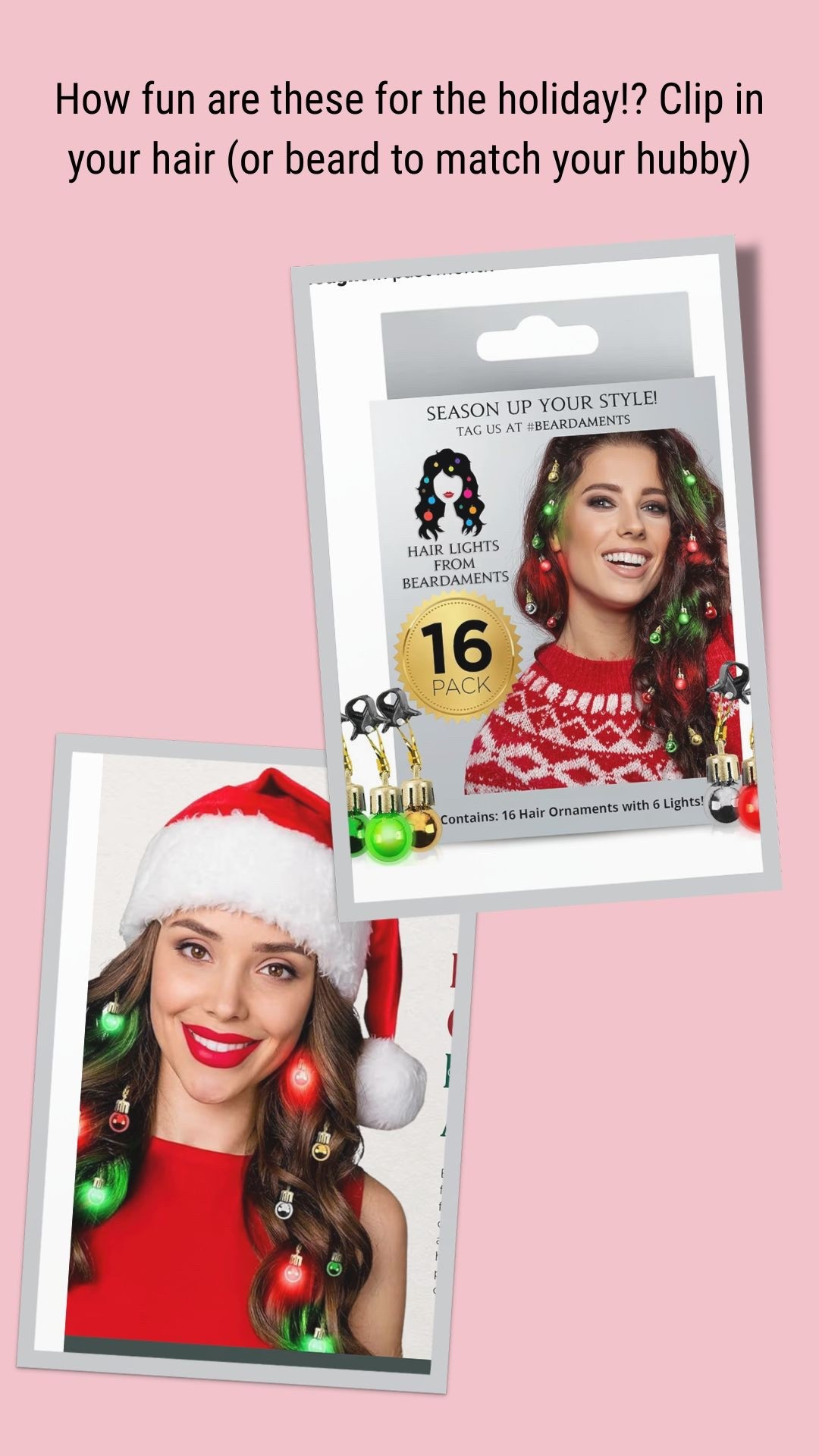 Fun hair accessory for the holiday! Just clip in any hairstyle and you are instantly festive! 

#LTKBeauty #LTKmomlife #LTKHoliday