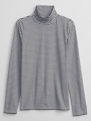 Stripe Turtleneck T-Shirt | Gap Factory