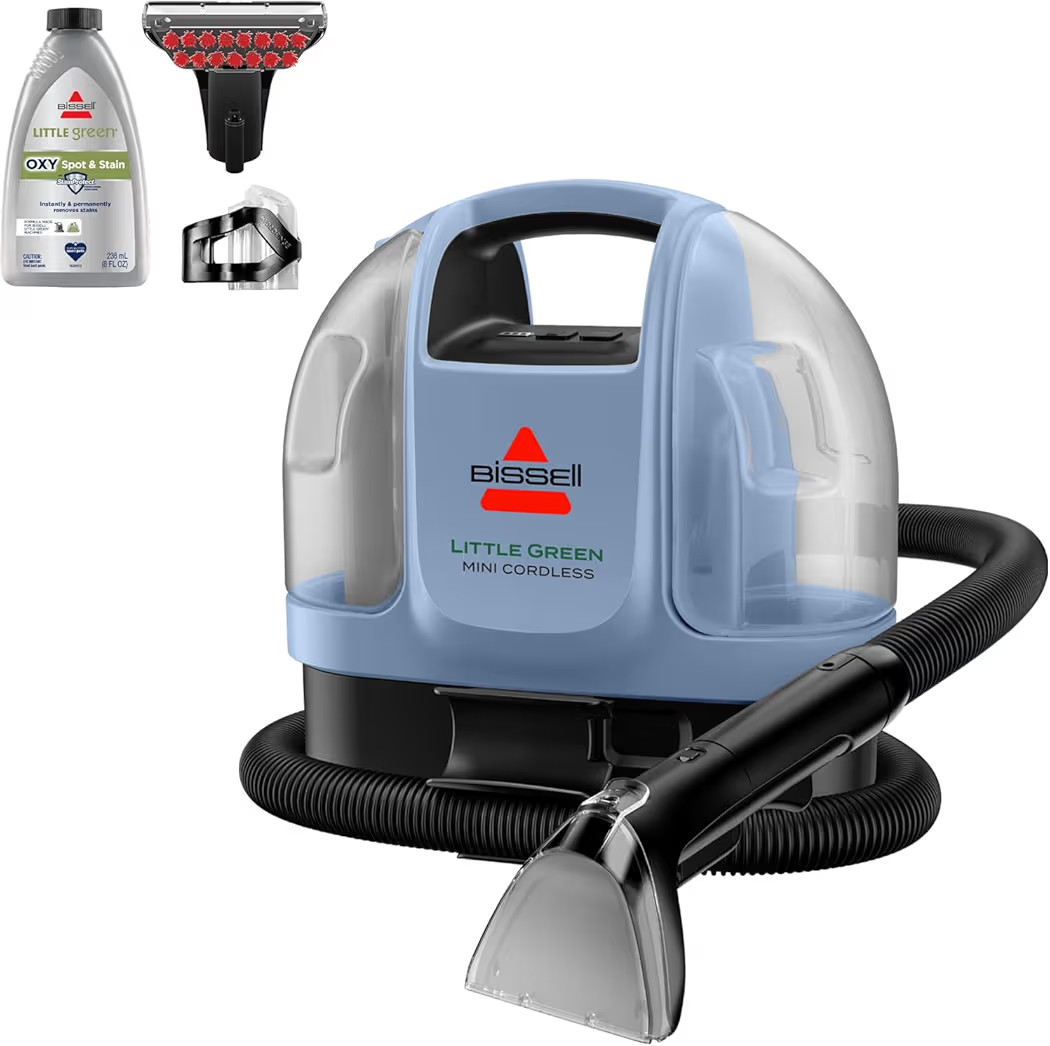 BISSELL Little Green Mini Cordless Portable Carpet and Upholstery Deep Cleaner, Car/Auto Detailer... | Amazon (US)