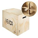 VEVOR 30x20x24” Wood Plyo Box 441LB Capacity Exercise Box Plyometric Jump Box with Internal Cross Br | Amazon (US)