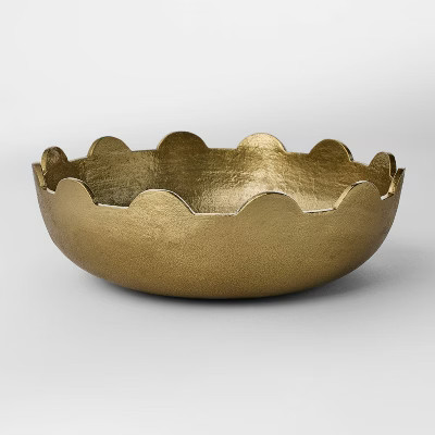9" Gold Cast Metal Bowl - Threshold™ designed with Studio McGee | Target