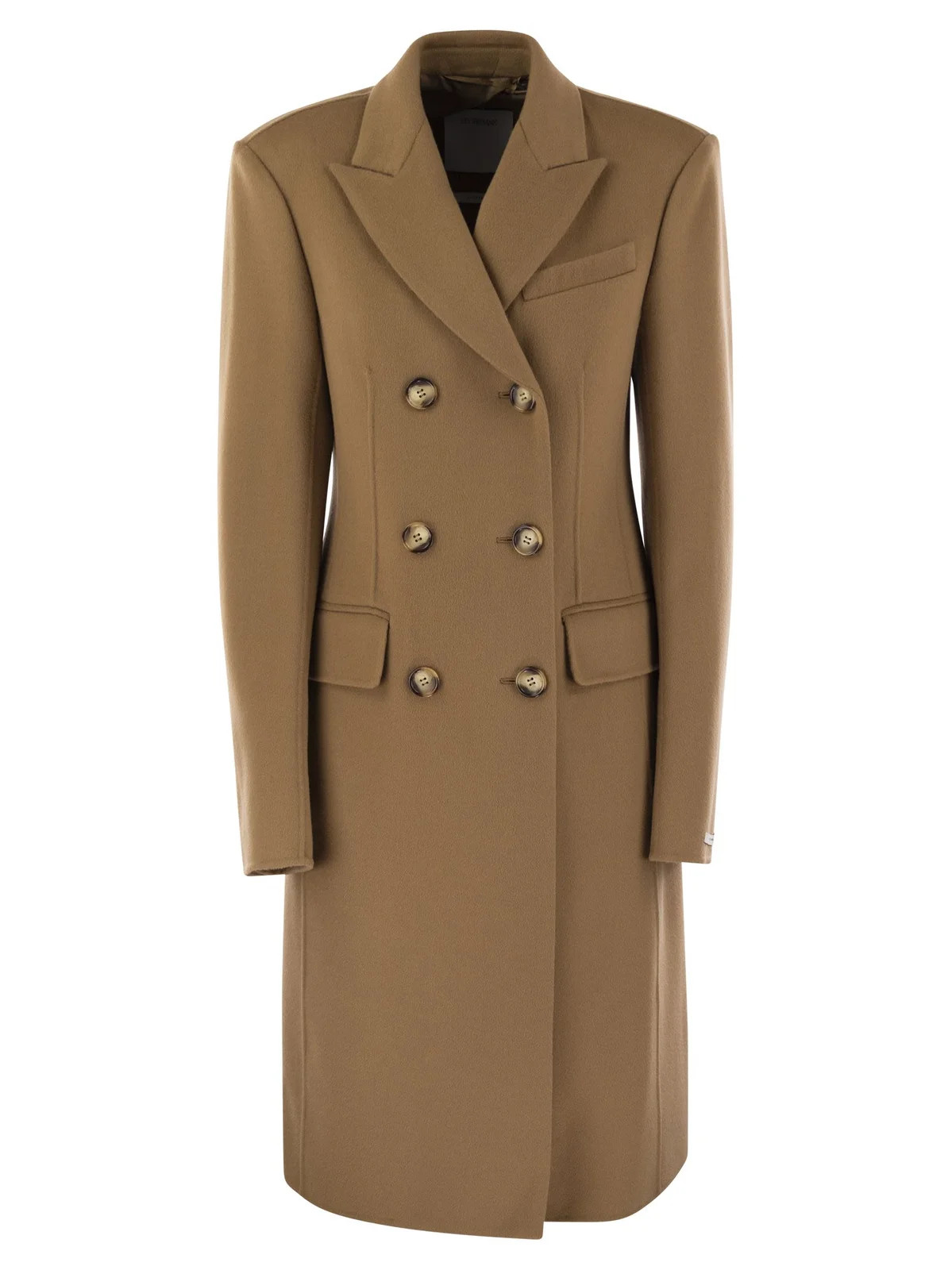 Sportmax Double-Breasted Long-Sleeved Coat | Cettire Global