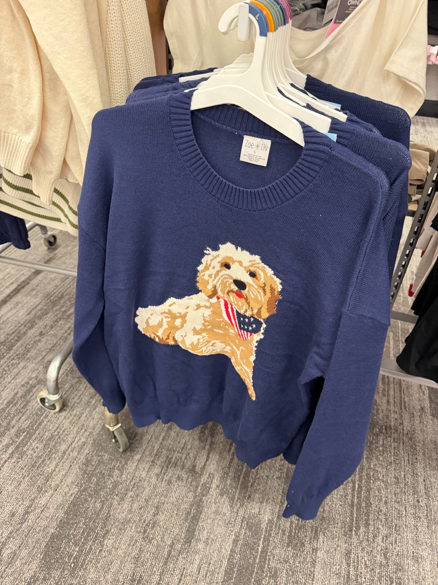 Patriotic pup sweater 🇺🇸🐶 the CUTEST little summer find

#patriotic #summer
