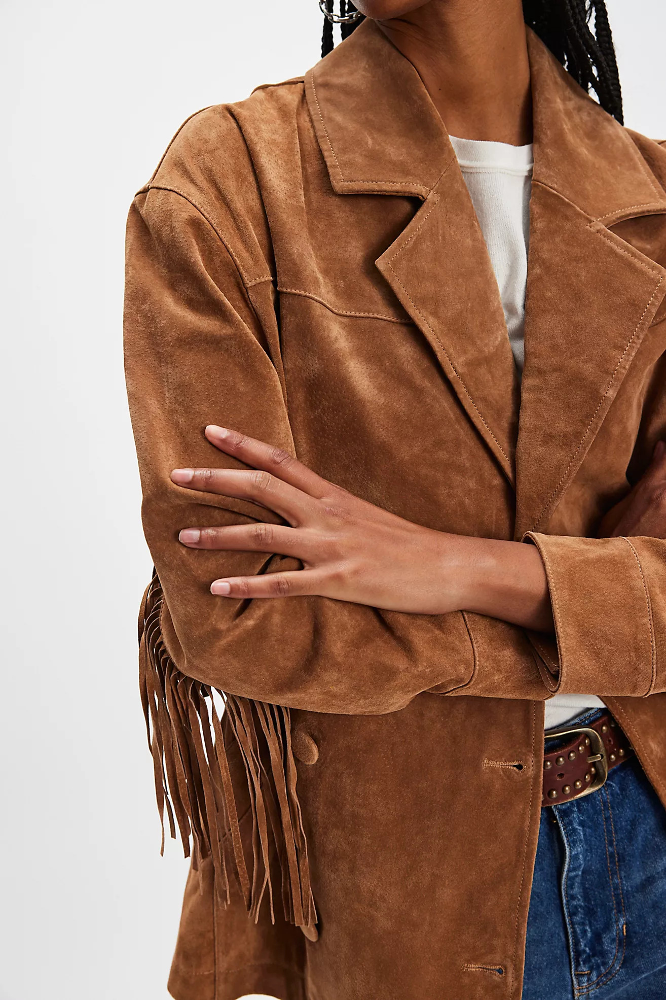 Blank NYC Dirt Bike Fringe Jacket | Free People (Global - UK&FR Excluded)