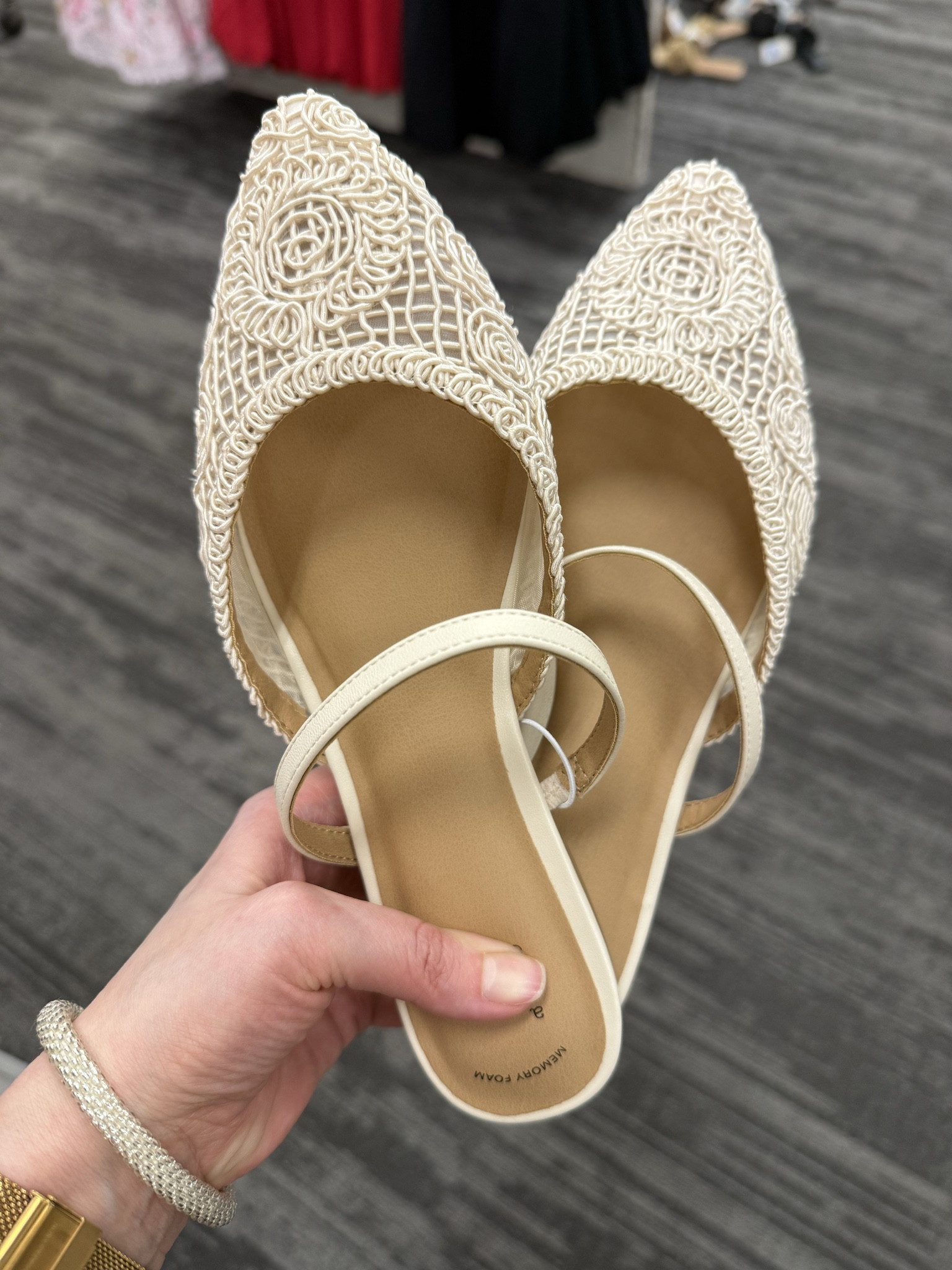 These Flats from Target are incredibly cute for spring. They have a feminine and delicate design, and the memory foam insoles are always a bonus. 


#LTKSpringSale 

#LTKSeasonal #LTKWorkwear #LTKWedding
