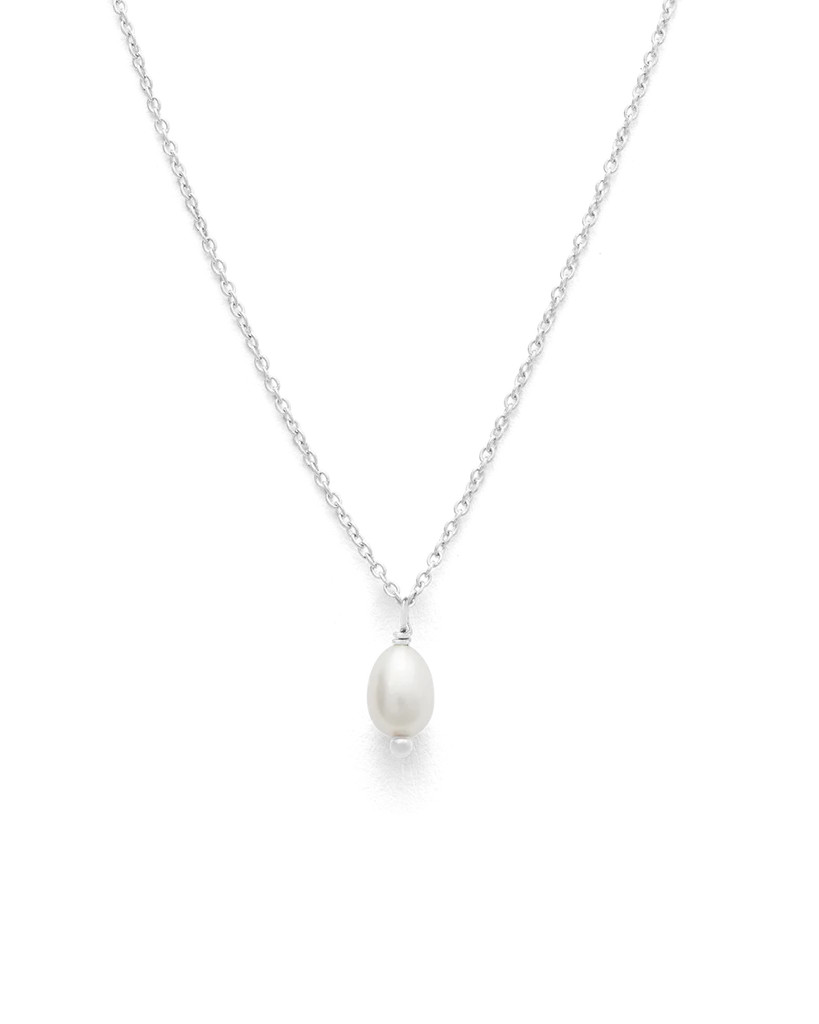 CLASSIC PEARL NECKLACE (STERLING SILVER) | Kirstin Ash