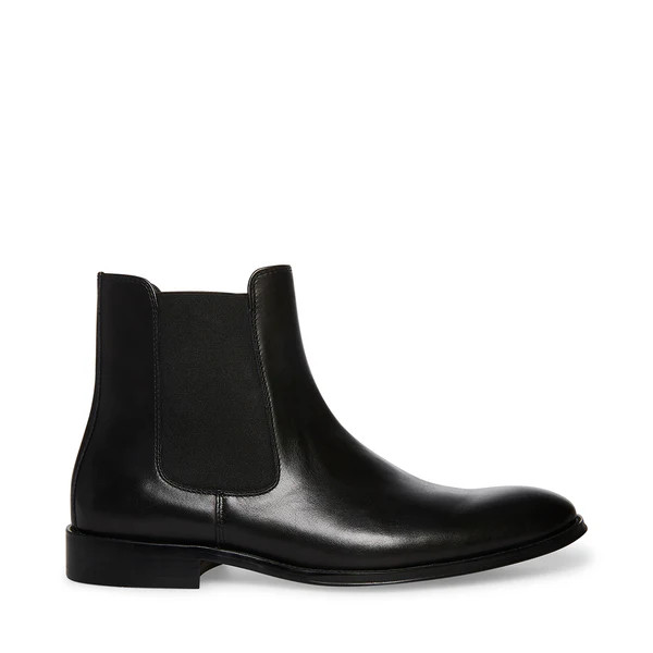 ADAMO BLACK LEATHER | Steve Madden (US)