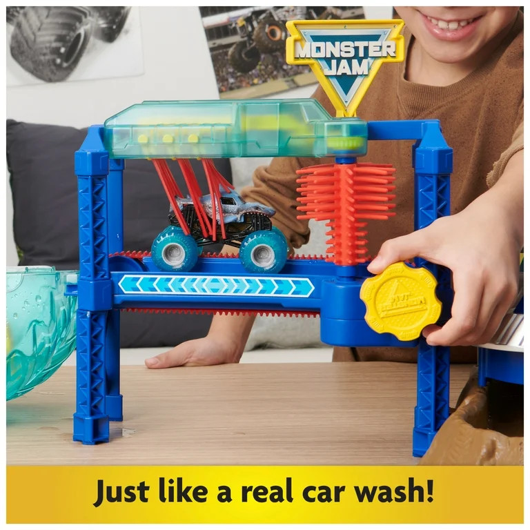 Monster Jam, Megalodon Monster Wash, Includes Color-Changing Megalodon Monster Truck, Interactive... | Walmart (US)