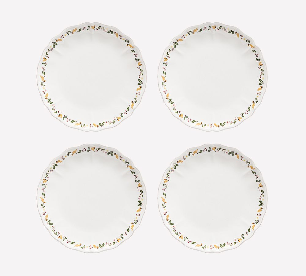 Nutcracker Handcrafted Stoneware Dinner Plates - Set of 4 | Pottery Barn (US)