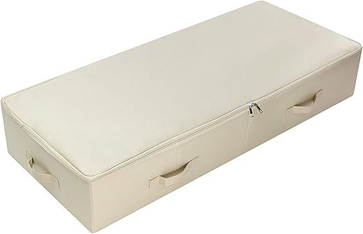 iwill CREATE PRO Ultra Large Under Bed Storage Organizer Box with Lid, Folding Design with 6 Hand... | Amazon (US)