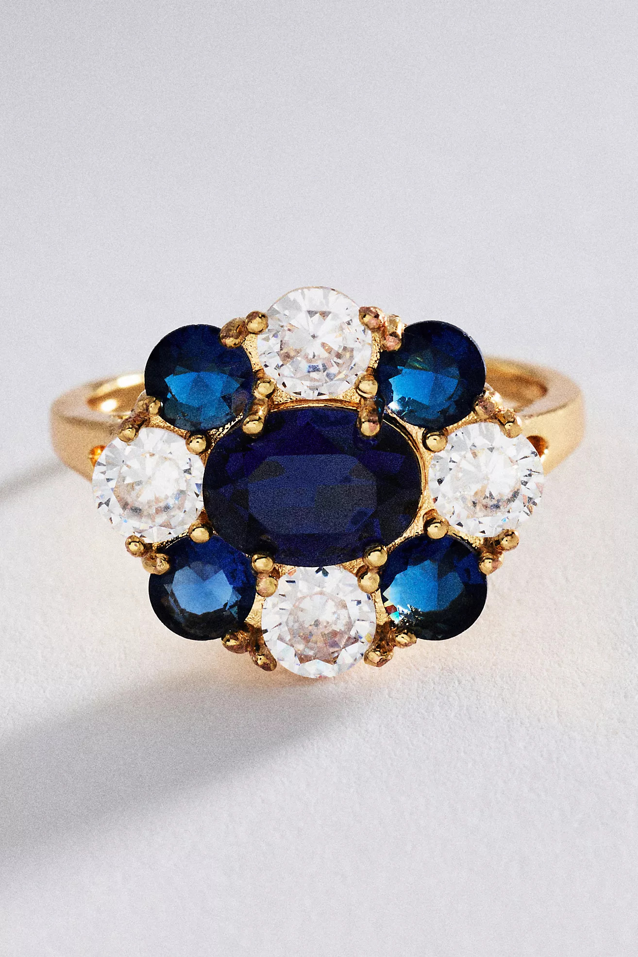 Floral Crystal Ring | Anthropologie (US)