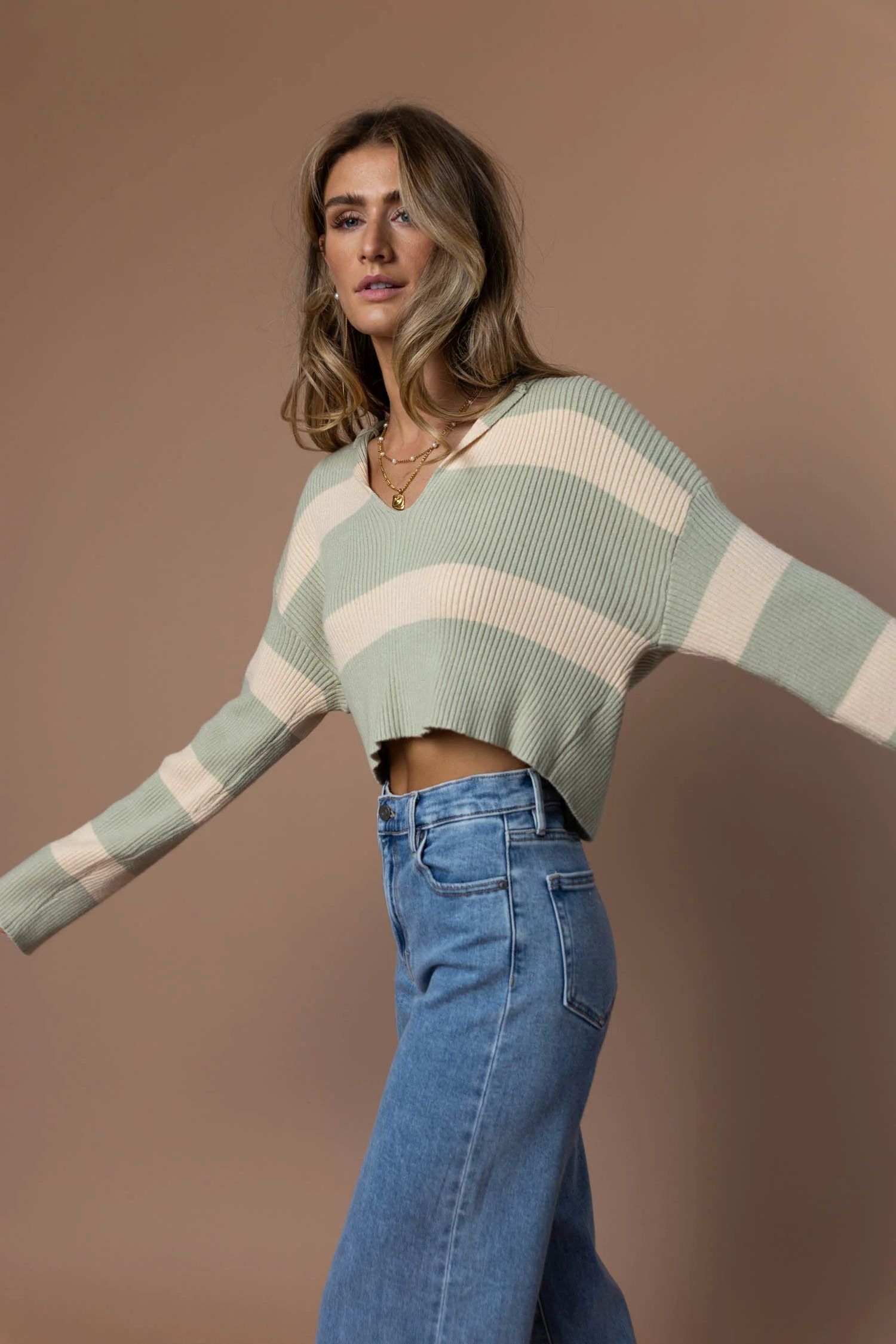Tiana Cropped Sweater - böhme | Bohme