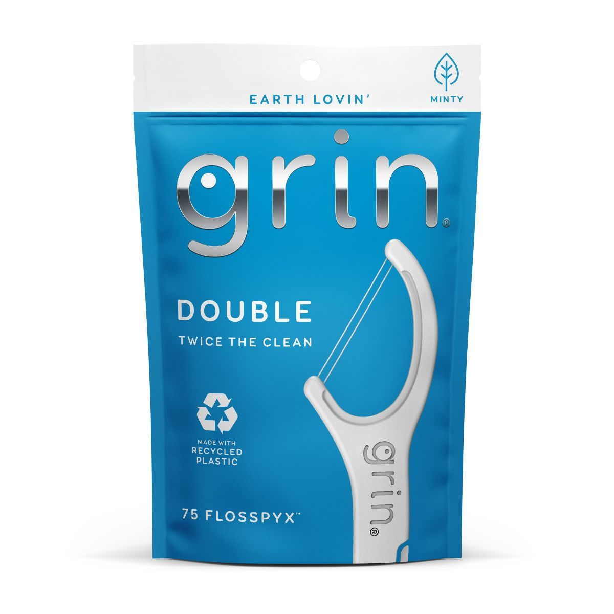 Grin Oral Care Double Flosspyx - Minty - 75ct | Target
