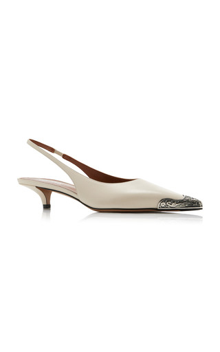 Jessica Leather Western Slingbacks | Moda Operandi (Global)