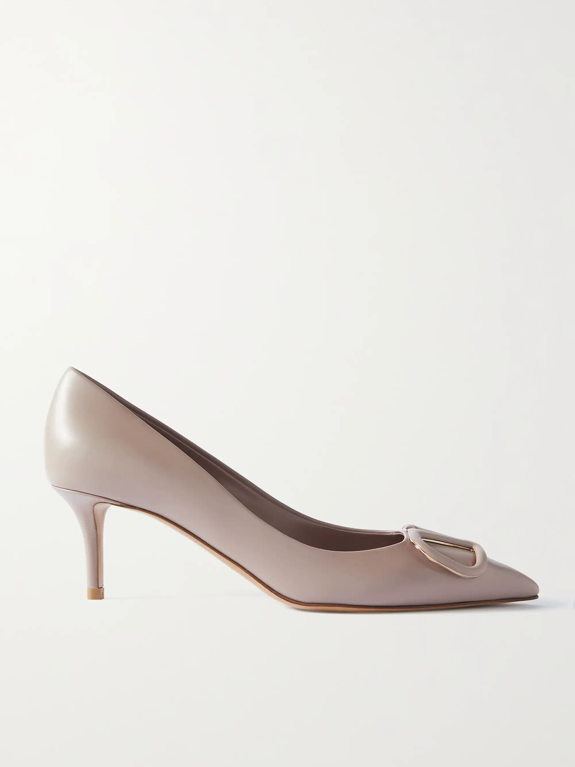 VLOGO 60 embellished leather pumps | NET-A-PORTER (UK & EU)