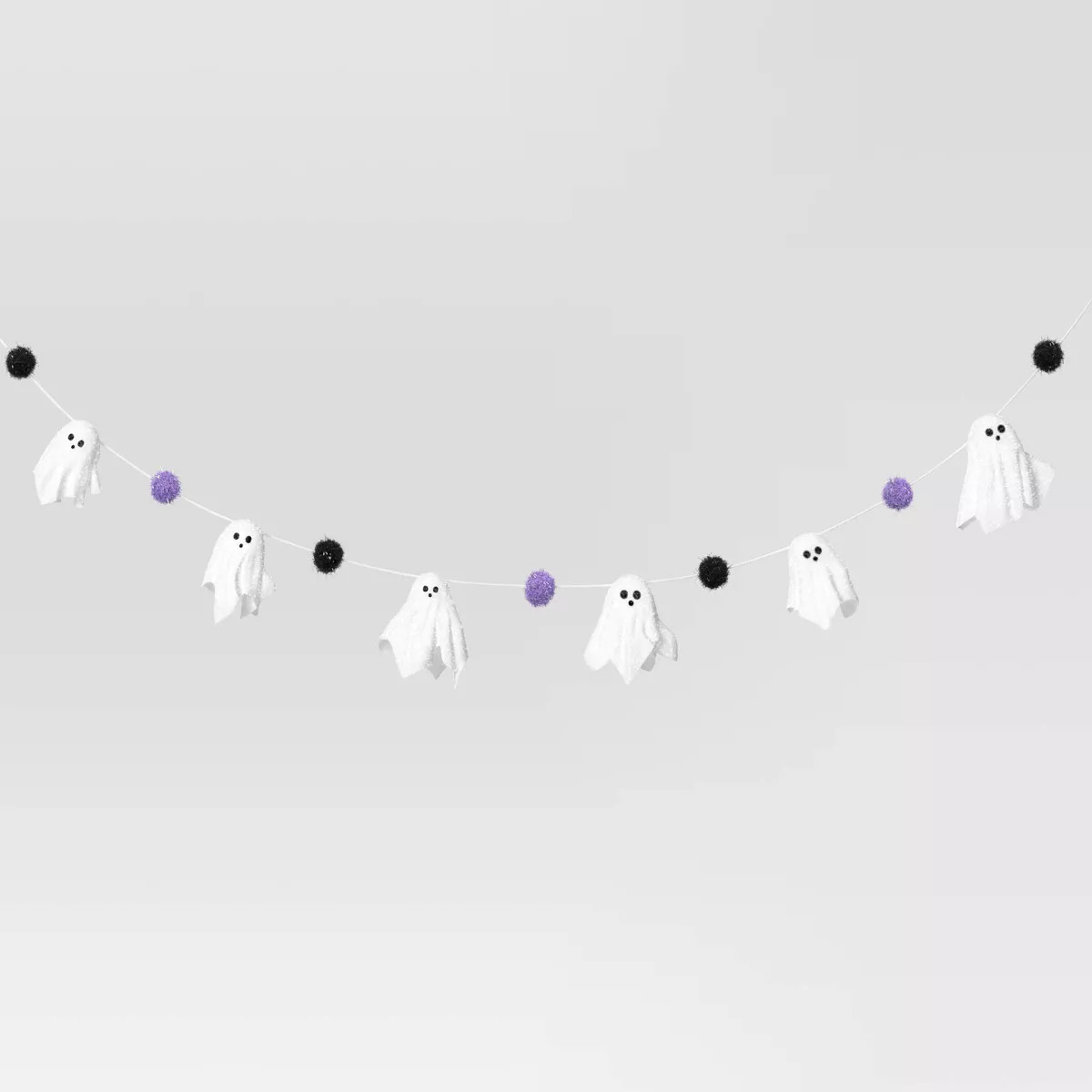 72" Iridescent Ghost Decorative Wall Garland White - Hyde and EEK! Boutique™ | Target