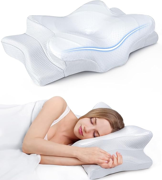 Ultra Pain Relief Cooling Pillow for Neck Support, Adjustable Cervical Pillow Cozy Sleeping, Odor... | Amazon (US)