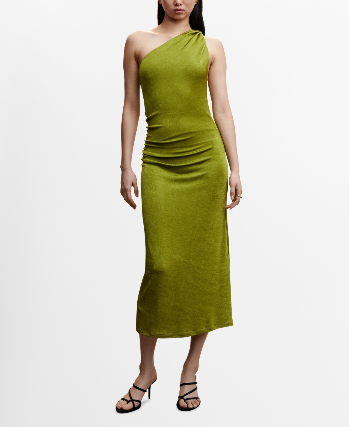 Mango Women's Asymmetric Draped Gown | Macys (US)