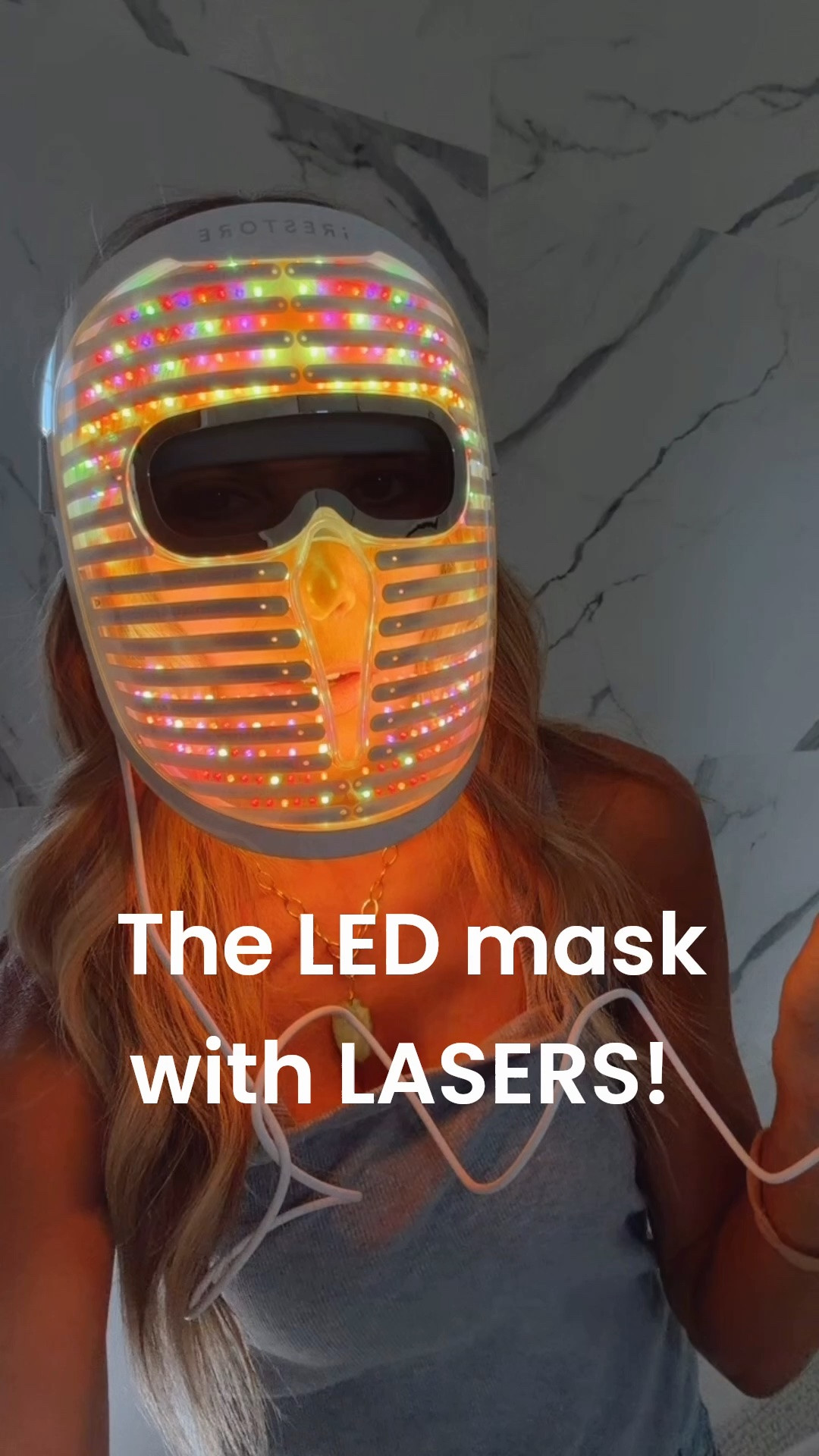 IT’S HERE: THE MOST POWERFUL iRESTORE MASK EVER 🌈

The new Laser Face Mask Pro combines advanced laser + LED technology to target multiple skin concerns in just 10 minutes.

✨ Anti-Aging: Fine lines + firmness
💙 Clear: Blemishes + redness
💚 Brighten: Dark spots + uneven tone
🧡 Restore: Revitalizes tired-looking skin
🌈 Rainbow Mode: Activates every wavelength for all-in-one skin renewal—the ultimate hero mode! Use code REIMOLD to save over $400. 

Firmer. Brighter. Smoother. Clearer. One mask does it all.