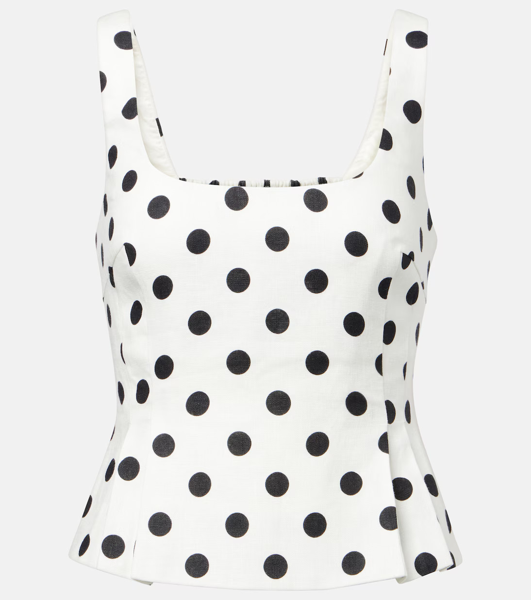 Rosalie polka-dot linen top | Mytheresa (US/CA)