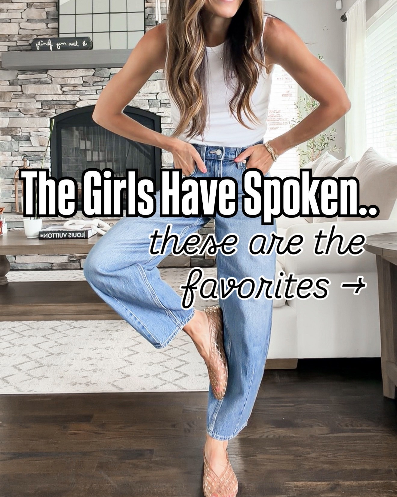 The girls have spoken… and honestly, these finds are GOOD. 🙌🏻

From the jeans everyone keeps asking about, to the Target pieces that look way more expensive than they are, to the jelly sandals I fully plan on living in again this summer… these are some of your recent favorites and I can absolutely see why. 🤍

💌type “FAVORITES” and I’ll send everything your way! 
🔗

#LTKootd #LTKmomlife #LTKOver40