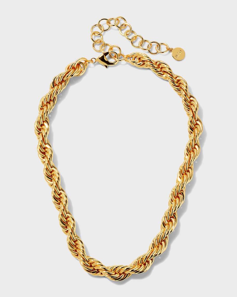 Gold Statement Rope Chain Necklace | Neiman Marcus