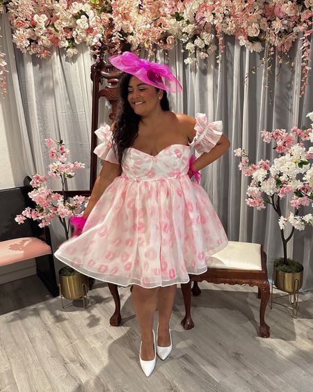 Tea party ready in a fabulous Selkie Dress 🩷💕#LTKcurves 

Use this link for a discount on your first subscription of RTR! 

https://get.aspr.app/SHBfE

#LTKparties #LTKstyletip