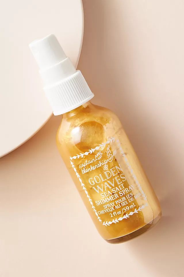 Captain Blankenship Golden Waves Sea Salt Shimmer Spray | Anthropologie (US)