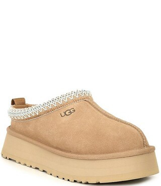 UGG Tazz Suede Platform Clog Slippers | Dillard's | Dillard's