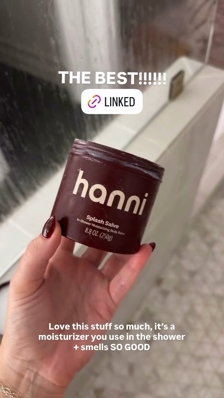 THE BEST!!!!!! Love this stuff so much, it’s a moisturizer you use in the shower + smells SO GOOD @hannismooth